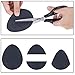Outus 10 Pairs Anti-slip Shoe Grips Self-Adhesive High-heeled Shoe Pads Protector Sticker Rubber, Black