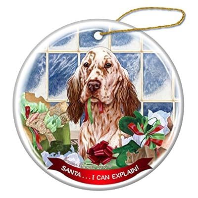 Orange Belton English Setter Dog Porcelain Hanging Kuwait Ubuy