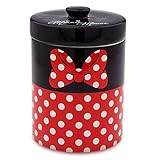 Disney Parks Minnie Mouse Autograph Ceramic Kitchen Canister