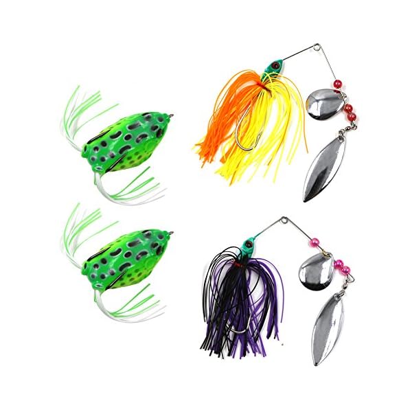 Threemart-Fishing-Lure-Set-Including-Spoon-LuresSoft-Plastic-LuresPopperCrankRattlinSpinnerbaits-and-More