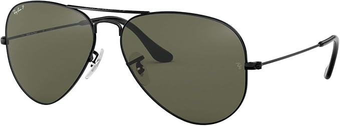 Ray Ban Unisex Aviator Sunglasses Black 58 Mm Uk Rayban Amazon Co Uk Clothing