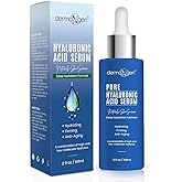 Dermaxgen Hyaluronic Acid Serum for Face & Eyes for Anti-Aging, Moisturizing, Antioxidant & Wrinkle Treatment. Best Hydrating Pure Facial Serum for Fine Lines Suitable for All Skin Type. (2 FL OZ)