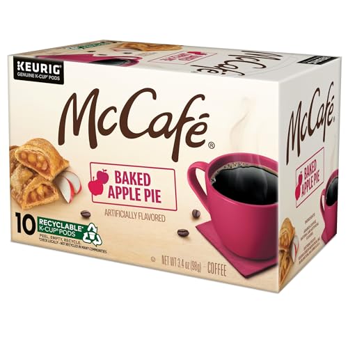 MCCAFE BAKED APPLE PIE COFFEE, KEURIG SINGLE SERVE K-CUP PODS, 60 COUNT, (6 PACKS OF 10)