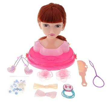 Kesoto Doll Styling Head Hairdressing Model Playset Hair Stylist