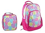 Reinforced Design Water Resistant Backpack and Lunch Bag Set - Bloom