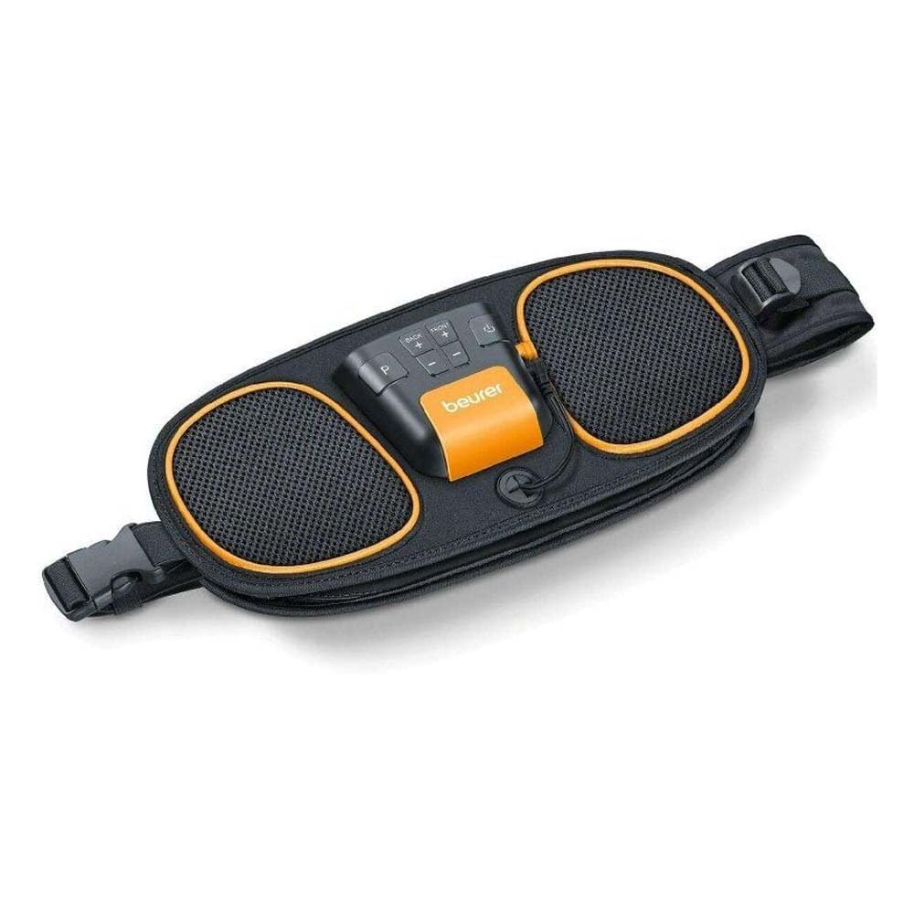 Beurer EM 39 2-in-1 abdominal and back muscle trainer, EMS belt, abdominal and back muscle training, regeneration