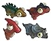 Dinosaur Assortment Squeeze N Pop Toys - Poppin Peepers - 4 Pack Dinos