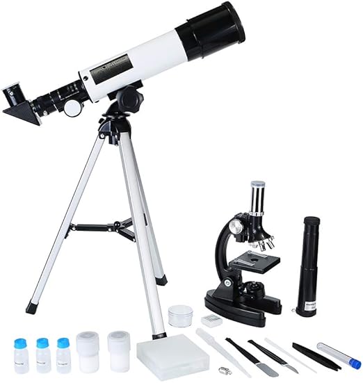 children's telescope and microscope set