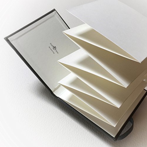 Field Artist 4 in. x 4 in. Square Accordion Watercolor Journal, Hardbound 8-Panel 200 GSM, Cold Press Paper - Thumbnail 5