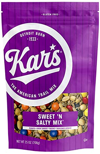 image for Kar's Nuts Sweet 'N Salty Trail Mix Snacks - High Protein Blend of Pea