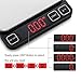 Digital Kitchen Scale with Red LED Display, Sooreally High Definition Multifunction Stainless steel Food Scale 11lb/ 5000g (Batteries Included)