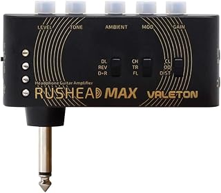 Valeton Rushead Max USB Aufladbar Portabel Hosentasche Gitarre Bass Kopfhörer Verstärker Schlafzimmer Multi-Effects
