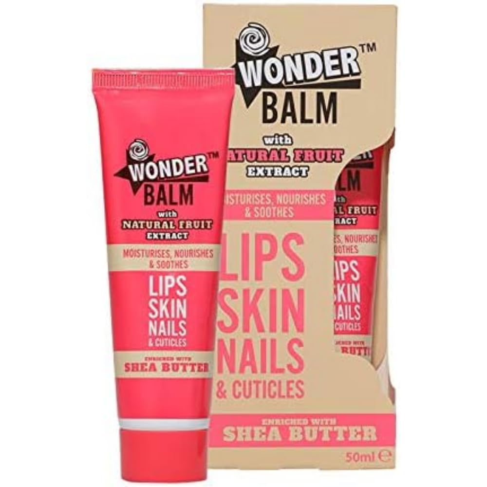 Wonder Balm - Hand Balm/Cream for Lips, Hands and Nails - enriched with Shea Butter for dry skin50ml