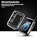 Apple Watch Screen Protector 42mm for Series 3/Series 2, Smart Watch Protective Cover, Iwatch Screen Protectors Case, Soft tpu HD Crystal Clear, One All-around Cover, One Protective Bumper [2 pack]
