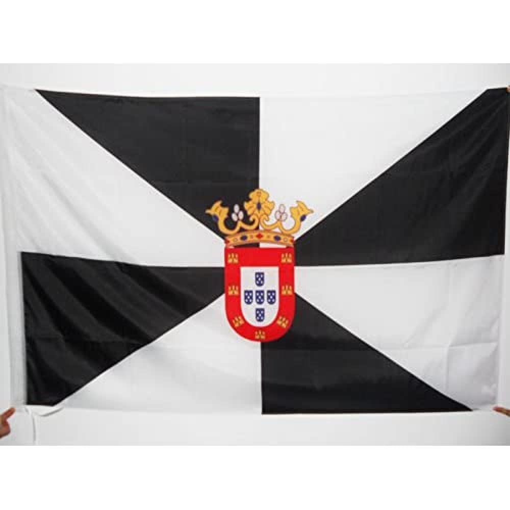 AZ FLAG - Ceuta Flag - 3x5 Ft - Autonomous city of Ceuta Banner with Sleeve - 100% Polyester - Fade Resistant - Vivid Colors - 3' x 5' Feet - 150x90 Cm