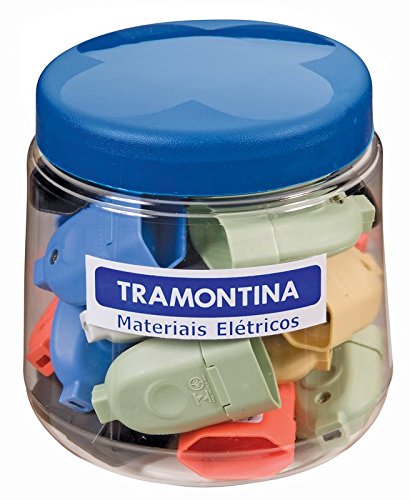 Pino Fêmea 2 Pólos Colorido 10 A Tramontina com 24