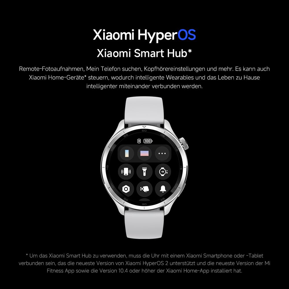 XIAOMI Watch S4 Smartwatch, Fitnessüberwachung, 1,43