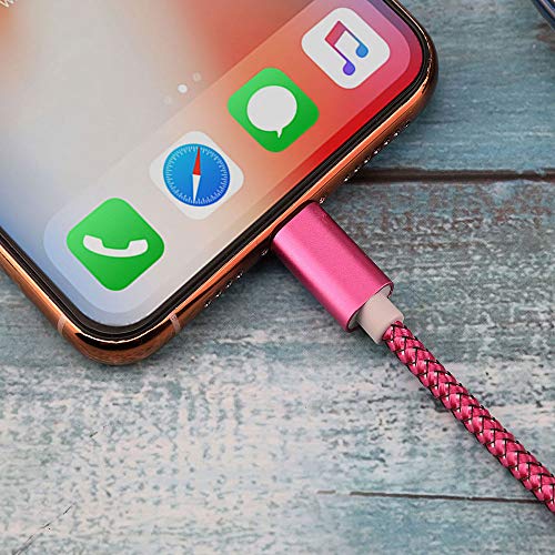 iPhone Charger Lightning Cable - [MFi Certified] Durable Braided Apple Lightning USB Cord for Latest iOS Including iPhone X/8/8Plus/ 7/7Plus/IPad Pro - Thumbnail 4