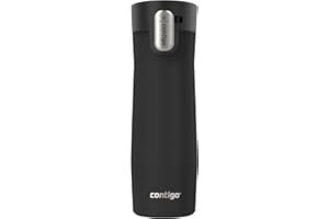 Contigo West Loop – Tasse de voyage en acier inoxydable 3.0 avec crochet pour sac à thé et couvercle anti-déversement, isothe