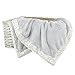 Just Born Plush Blanket, Grey/White/Yellow