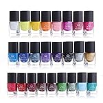 BORN PRETTY 6ml Stamping Polish Colorful Nail Art Plate Printing Polish Nail Lacquer 25 Colors
