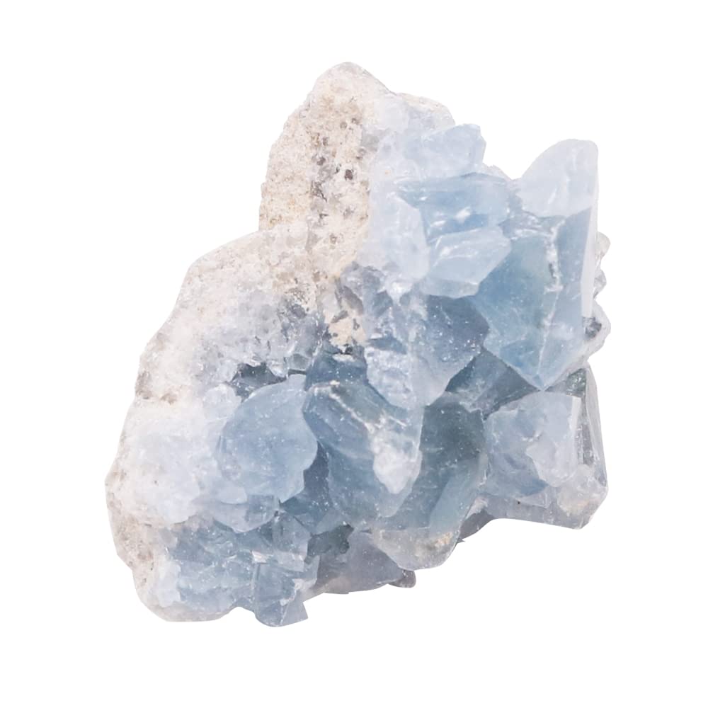Namvo Natural Rough Raw Blue Crystal Bar Gemstone Cluster Specimen Mineral Healing Crystal Point Stone Reiki Chakra Home Decor Irregular Shaped
