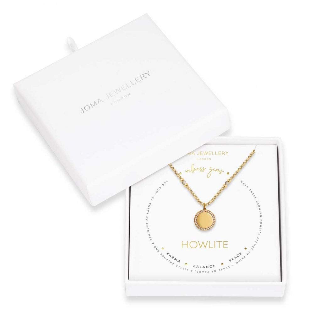Joma Jewellery Wellness Gems | Howlite Necklace
