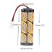2 Pack 5000mAh 7.2 Volt Nimh RC Car Rechargeable Battery Pack with Tamiya Connectors for RC Cars Duratrax,traxxas rc Cars Electric, Electric Rc Monster Trucks,Traxxas, LOSI, Associated, HPI, Kyosho