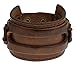 Regetta Jewelry Authentic Wide Leather Casual Mens Brown Cuff Bangle Bracelet