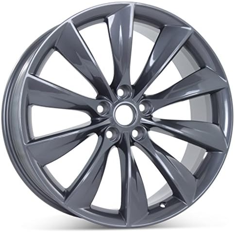 New 21" x 8.5" Front Wheel for Tesla Model S 2012 2013 2014 2015 2016 2017 Rim 98727 Gray