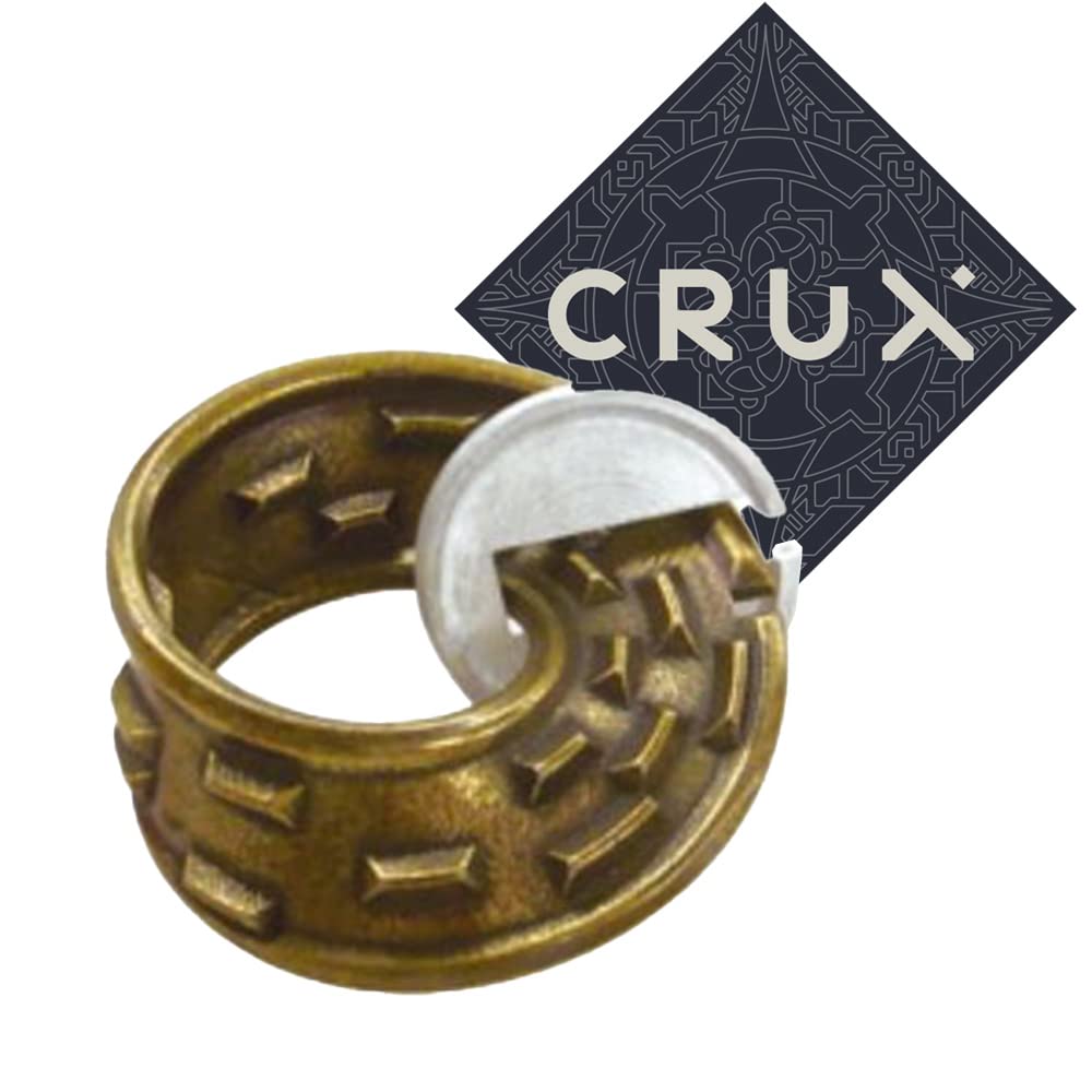 Hanayama Cast Mobius Puzzle - Level 4 of 6 - Fairly Hard - Includes Crux Sticker