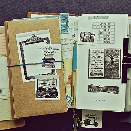 Pack of 13 Elastic Bands for Passport Size Travelers Notebook