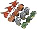Rhode Island Novelty Realistic Deluxe Toy Dinosaur Finger Puppets - One Dozen