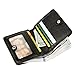 AINIMOER Small Leather Wallet for Women, Ladies Credit Card Holder RFID Blocking Women's Mini Bifold Pocket Purse, Black