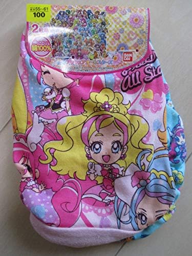贈答品 映画 プリキュアオールスターズ春のカーニバルショーツ2枚組100ピンク 水色