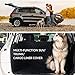 Petsure 100% Waterproof Dog Car Seat Covers and Protectors - Washable Non-Slip Pet Cars Seat Covers - Universal Leather Bench Seat Covers for Trucks and SUVs (Black, 55x47 inches)