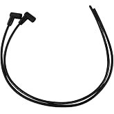 HQPARRTS 0310000 Spark Plug Wire(7mm 30" Long),2Pcs,Resist Oil High Heat | Fit for Johnson Marine Outboard Boat Engines,30 Inch Extended Length Offer Flexible Routing,Withstands Marine Salt Spray