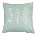 Rong Feather Cotton Linen Square Throw Pillow Case Decorative Cushion Cover Pillowcase for Home Decor