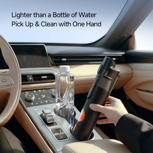 Deerma XC01 Portable Handheld Vacuum Cleaner, 7500Pa Powerful Suction Cordless Mini Vacuum, 6-in-1 Multifunctional for Car & Home, Type-C Fast Charge, with Green Light Dust Detection
