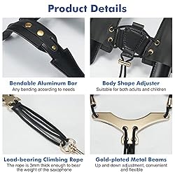 POGOLAB Saxophone Shoulder Strap Double Shoulder