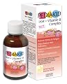 Pediakid Iron + Vitamin B Complex All New Formula Natural Vitamins & Mineral Supplement to Help Children with Fatigue, Tiredness and Frail Conditions