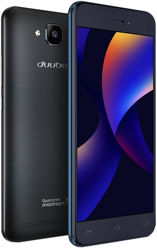 Duubee E1 Dual SIM Unlocked Smartphone 5 inch GSM 13MP 16GB Expandable Storage Fast Charge - Black-US Local Warranty