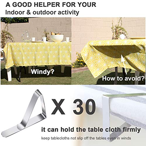image for HOOSUN Tablecloth Clips,Picnic Table Cover Clips,Tablecloth Clamps, St
