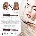 Spornette Deville Boar Bristle Round Brush for Women - Small Round Hair Brush for Blow Drying, Curling & Styling - Adds Shine, Volume & Lift to All Hair Types (1.5 Inch)