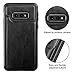 HianDier Wallet Case for Galaxy S10E Slim Protective Case with Credit Card Slot Holder for Men Flip Folio Soft PU Leather Magnetic Closure Cover Case for Samsung Galaxy S10E 5.8 Inches, Black