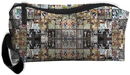 New Steampunk Tarot Cards Cosmetic Bag Pencil Case Travel&amp;home Portable Graphic Hanging Toiletry Travel Bag