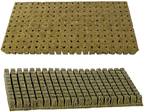 5starservices14 1PCS Rockwool Stonewool Hydroponic Grow Media Starter Cubes Plugs Rockwool/Stonewool Starter Cubes for Cuttings, Cloning, Plant Propagation and Seed Starting(M)