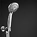 CLOFY 5-Setting Handheld Shower Head with Stainless Steel Hose, Full-Chrome Finsh Hand Shower