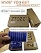 ZTOZZ Nerf Compatible Bullets Darts Hard and Soft Tip for Elite N Strike Refill Series 200 or 300 or 400 or 600 Pack for Kid Toy Gun Fire Blaster (Blue Hard Tip, 300pcs)