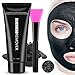 Black Mask Charcoal Mask Peel Off Mask Blackhead Remover Mask , Deep Pore Cleansing Mask with Mask Brush 100g